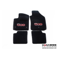 FIAT 500 Floor Mats by MADNESS - Set of 4 (Front & Rear) Deluxe